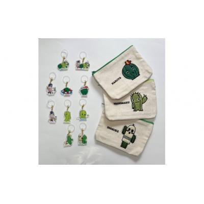 ふるさと納税 春日井市 春日井ご当地キャラクターのサガラ刺ポーチとめじるしアクセサリーのセット