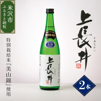 ふるさと納税 米沢市 特別栽培米 美山錦 使用 純米吟醸酒 上長井 720ml×2本セット