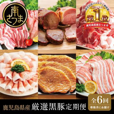 ふるさと納税 南さつま市 [定期便]畜産王国鹿児島の厳選黒豚定期便(全6回)