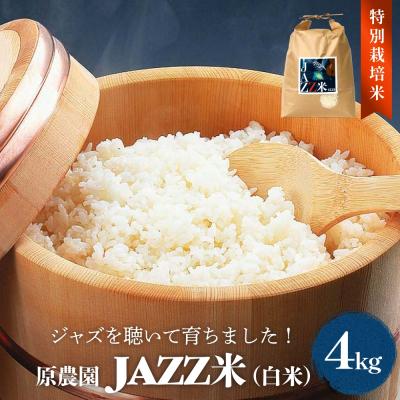 ふるさと納税 玖珠町 令和7年産 原農園 JAZZ米 (白米) 4kg にこまる