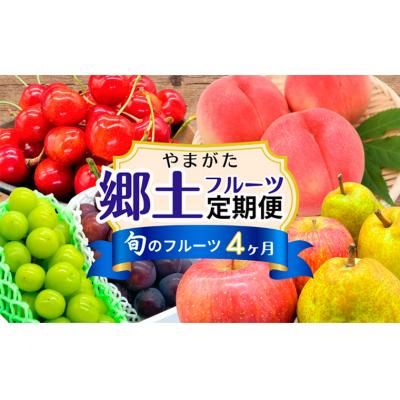 ふるさと納税 山形市 [定期便4回]やまがた 郷土フルーツ定期便 FZ23-929