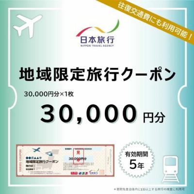 ふるさと納税 四万十市 [高知県四万十市]日本旅行 地域限定旅行クーポン 30,000円分