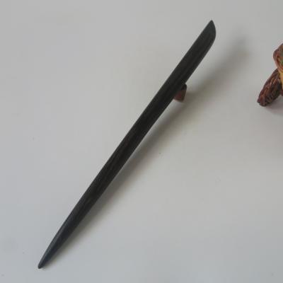 ふるさと納税 小牧市 木製かんざし リーフ型 ロングタイプ (タガヤサン) [195S29-03]