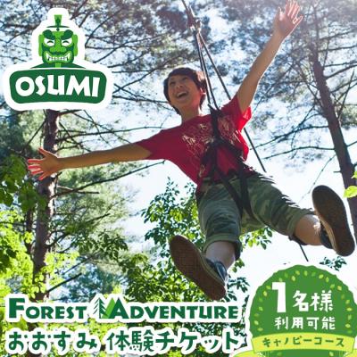 ふるさと納税 曽於市 キャノピーコース体験チケット(1名分)