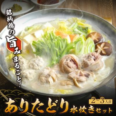 ふるさと納税 福智町 上田商店 ありた鶏水炊きセット(2〜3人前)