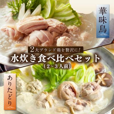 ふるさと納税 福智町 博多の歴史『水炊き』食べ比べ2種セット[2〜3人前]