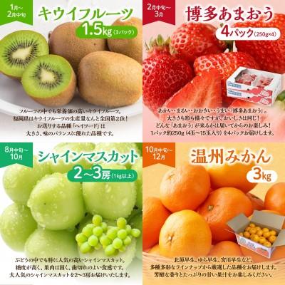 ふるさと納税 宗像市 【定期便/年4回】JAむなかた厳選!人気のフルーツ定期便【ほたるの里】_AM0140-00 |  | 02