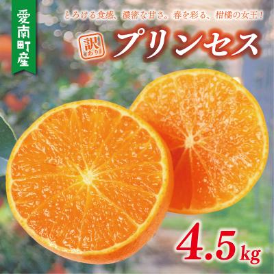 ふるさと納税 愛南町 訳あり プリンセス 4.5kg サイズミックス 紅プリンセス と 同一品種 愛南町 和家農園