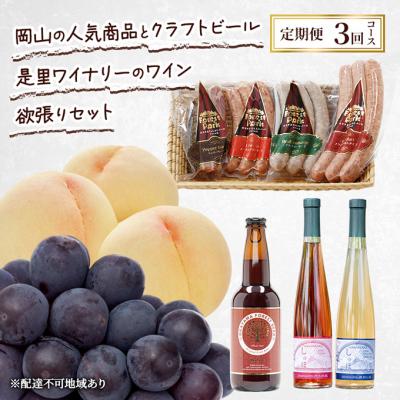 ふるさと納税 赤磐市 定期便 2026年 先行予約 ドイツの森人気商品 ビール 果物 4回コース[NO5765-1354]