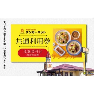 ふるさと納税 小山町 エリア限定 リンガーハット グループ 共通 利用券 3000円(500円×6枚)B54