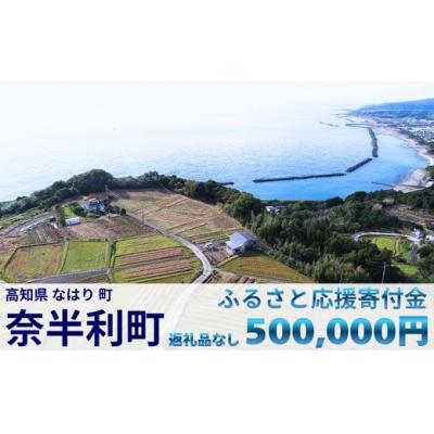 ふるさと納税 奈半利町 [応援寄附金]高知県奈半利町 1口 50万円 返礼品なしのご寄附 [奈半利町役場]999999-8