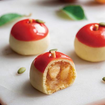 ふるさと納税 京都市 [鼓月]摘み果 林檎 8個入|京都 和菓子 有名店 人気セット 和菓子