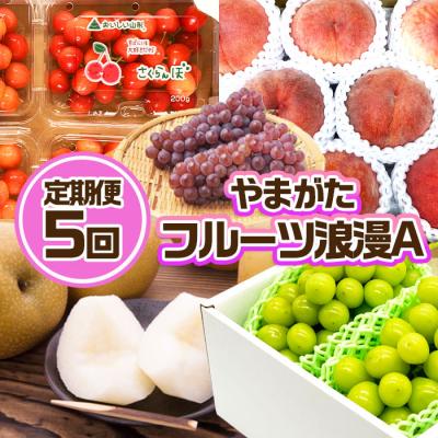 ふるさと納税 山形市 [定期便5回]やまがた フルーツ浪漫A FZ23-031