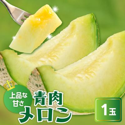 ふるさと納税 米沢市 [先行受付] 令和8年産 青肉メロン ( クレセント ) 1玉 2kg以上