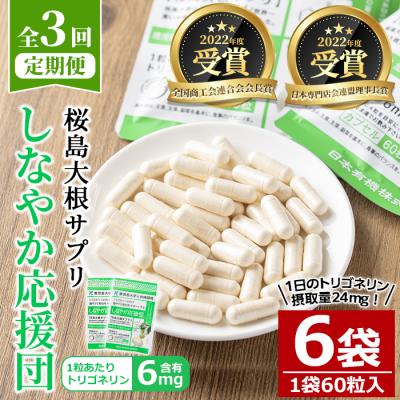 ふるさと納税 曽於市 [3回定期]しなやか応援団(60粒×2袋)