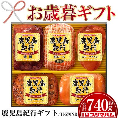 ふるさと納税 いちき串木野市 [令和7年お歳暮期間限定]鹿児島紀行ギフト H-570NR スモークチキン・焼豚等 5種詰合せセット
