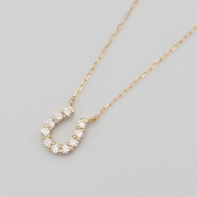 ふるさと納税 甲府市 K18 0.1ct ダイヤモンド ペンダントネックレス　FHH-019838の画像