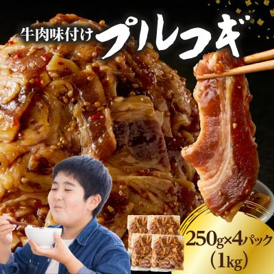 ふるさと納税 大分市 牛肉味付けプルコギ 250g×4パック_A01146