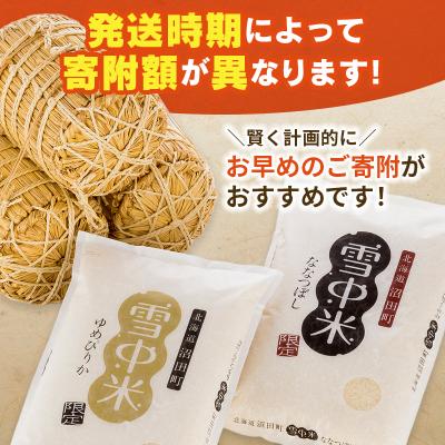 ふるさと納税 沼田町 【定期便4ヶ月】ななつぼし 無洗米 5kg(5kg×1袋) 2026年5月発送開始 nr-1468_1