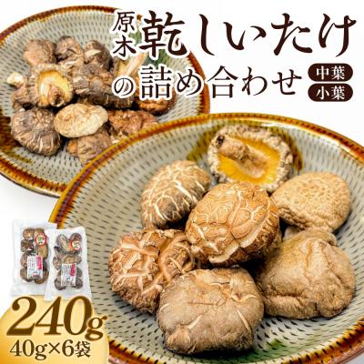 ふるさと納税 玖珠町 原木乾しいたけの詰め合わせ(かわしま農園)240g 大分県 玖珠町 原木 乾しいたけ 乾燥しいたけ