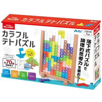 ふるさと納税 八尾市 ArtecMiraTOY カラフルテトパズル(A356)