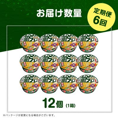 ふるさと納税 千歳市 【定期便6カ月】日清 北のどん兵衛 きつねうどん [北海道仕様]12個_2