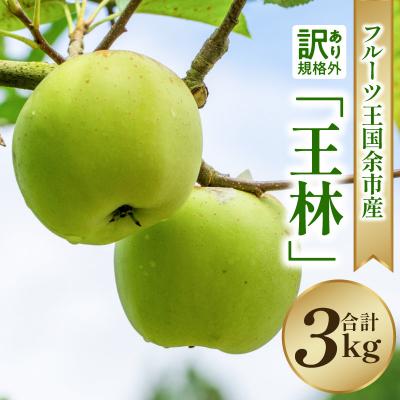 ふるさと納税 余市町 [2025年11月下旬より発送]フルーツ王国余市産訳あり「王林」3kg
