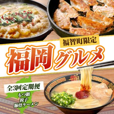 ふるさと納税 福智町 福岡グルメ定期便 餃子セット(毎月・全3回)