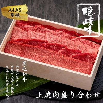 ふるさと納税 海士町 [12月限定感謝価格]<12/23までの入金確認で年内発送> 隠岐牛 上盛合せ 焼肉用600g