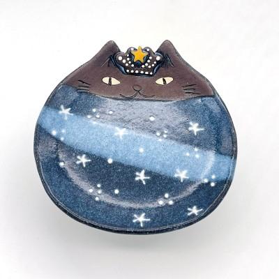 ふるさと納税 宗像市 ほし猫キングの皿 [gentle]レギュラーサイズ[716]