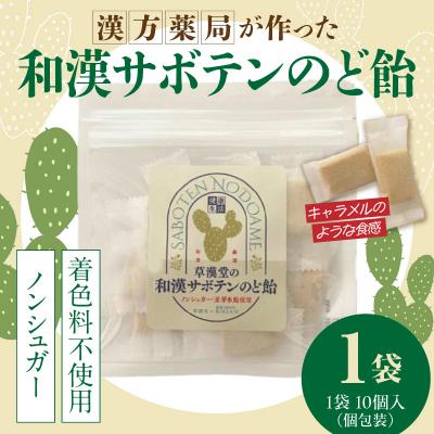 ふるさと納税 小牧市 和漢サボテンのど飴 1袋 [103S12]