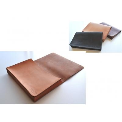 ふるさと納税 五城目町 レザーA4収納クラッチ 茶