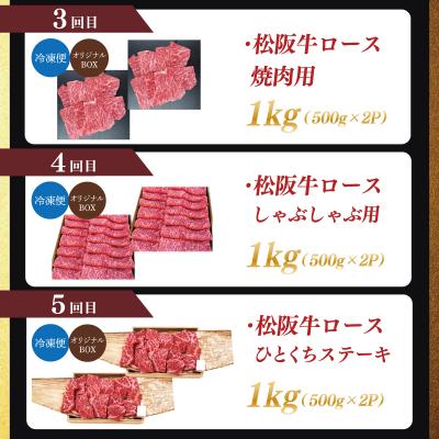ふるさと納税 明和町 松阪牛 定期便 全5回 友屋本店 NT11_2