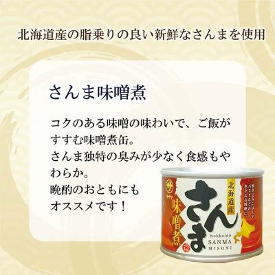 ふるさと納税 乙部町 <笹谷商店さんま味噌煮3缶セット>