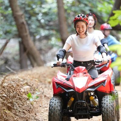 ふるさと納税 宗像市 むなかた牛特選BBQコース\u0026バギー体験チケット　3名様【宗像大島リゾート】_HA1890_2
