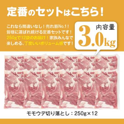 ふるさと納税 曽於市 鹿児島県産 豚肉切り落とし (計3kg) |  | 02