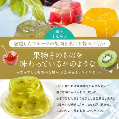 ふるさと納税 京都市 【銀座千疋屋】銀座ゼリー16個入り PGS-086|人気
