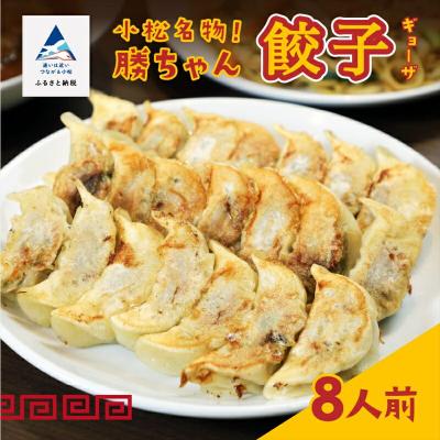 ふるさと納税 小松市 [名店の味!]餃子菜館 勝ちゃん 餃子 (8人前)冷凍ぎょうざ