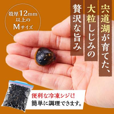ふるさと納税 出雲市 【3月31日迄 Lサイズ 300g増量!! 訳あり】宍道湖産ヤマトシジミ・Mサイズ冷凍3.0kg |  | 03