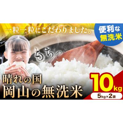 ふるさと納税 矢掛町 [スピード発送]晴れの国岡山の無洗米 10kg 岡山県産 矢掛町[7-14営業日出荷(土日祝除く)]