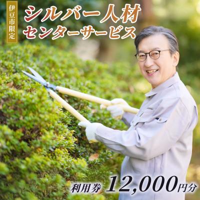 ふるさと納税 伊豆市 伊豆市シルバー人材センターサービス利用権12,000円分