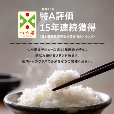 ふるさと納税 大石田町 米 令和7年産 つや姫 玄米 15kg 5kg×3袋 順次発送 ap-tsgxa15_1
