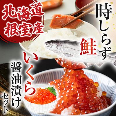 ふるさと納税 根室市 【北海道根室産】時しらず鮭600g・いくら醤油漬け50g×3P C-42094