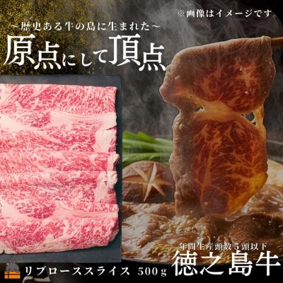 ふるさと納税 徳之島町 南原(はいばる)牧場 幻の徳之島牛 リブローススライス 500g