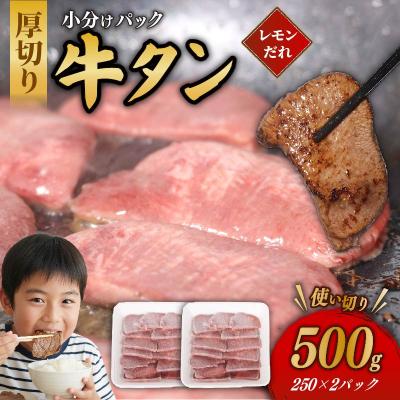 ふるさと納税 室戸市 極厚切り 牛タン 500g