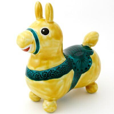 ふるさと納税 小松市 [RODY×九谷焼]九谷焼置物ロディ「瑞典風花文(黄)」