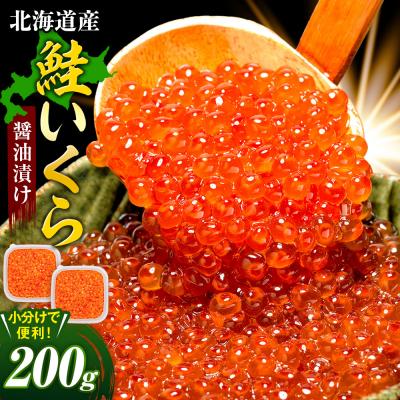 ふるさと納税 津別町 [数量限定]北海道産 鮭いくら醤油漬け 200g(100g×2パック) | 北海道津別町