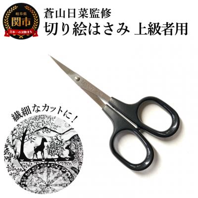 ふるさと納税 関市 蒼山日菜監修 切り絵はさみ上級者用 切り絵 繊細