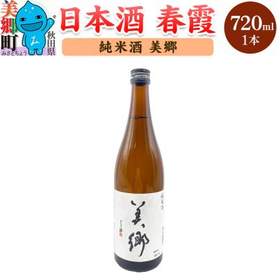 ふるさと納税 美郷町 日本酒 春霞 純米酒 美郷 720ml|01_amd-630101c