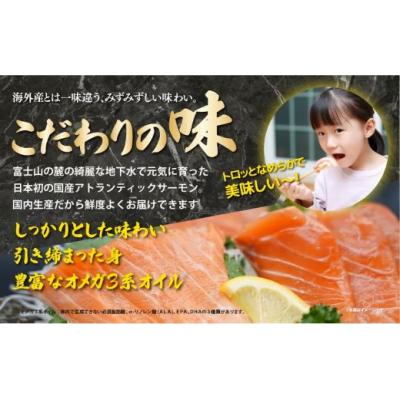 ふるさと納税 小山町 フジアトランティックサーモン(1尾3.0〜3.5kg未満)セミドレスの画像